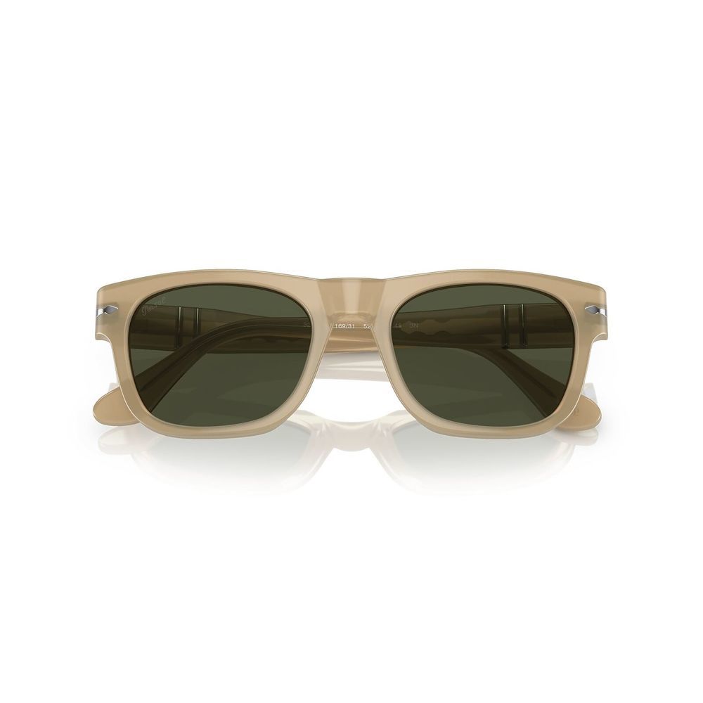 Persol Sunglasses 0PO3269S-116931-52 Beige Opal Frame Green Lenses - Picture 5 of 6